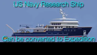 Paul Madden and Dan Stabbert dive into converting 224 ft/68m U.S. Navy research ship into expedition