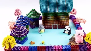 DIY How To Make Beautiful Villa House From Magnetic Balls - Amazing Magnet Balls