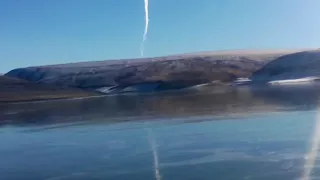 Завораживающие звуки становления льда, Талдыкорган оз.Алмалы 16.12.15.