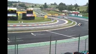 F1 Hungaroring 2011 - First Lap (Red Bull Grandstand)