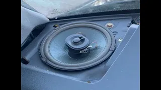 Mercedes W124 front speaker change