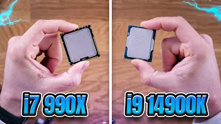 Este procesador tiene 13 años y costaba 1000€😦!! | intel i7 990X Vs i9 14900K