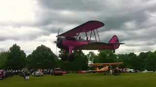 Stearman landing