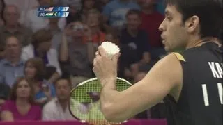 Chong Wei Lee Wins Badminton Singles Quarterfinals - London 2012 Olympics