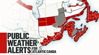 Weather update | Storm that buried Ontario heading to Atlantic Canada