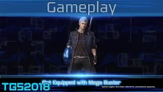 Devil May Cry 5 - TGS 2018 Mega Buster Gameplay [HD 1080P]