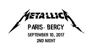 METALLICA - Full Show Paris September 10, 2017 - MultiCam HQ
