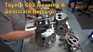 Toyota Manual Transaxle (4) Housing and gear train removal