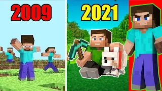 Evolution of Minecraft 2009-2021 is INSANE !!!