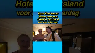 🥳🥳 Enzo Knol neemt Myron mee naar hotel in Duitsland voor haar verjaardag #enzoknol #myron #vlog