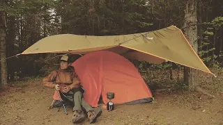 4 Days SOLO Backcountry Canoe Camping, Catch and Cook