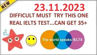 BRITISH COUNCIL IELTS LISTENING TEST 2023 WITH ANSWERS - 23.11.2023