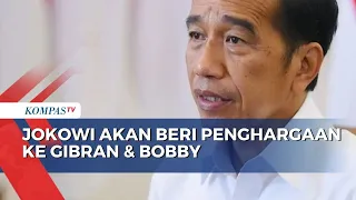 Presiden Jokowi Akan Beri Penghargaan Satyalencana ke Gibran dan Bobby