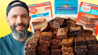 Blind Taste Test: Boxed Brownie Mix | Ranked with Babish