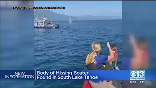 Body Of Man Who Went Missing On Lake Tahoe Found