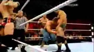 WWE Raw Nexus 7/12/10 HQ Part 2 - John Cena VS The Nexus
