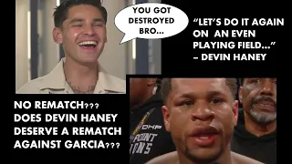 Ryan Garcia WILL NOT give Devin Haney A REMATCH???