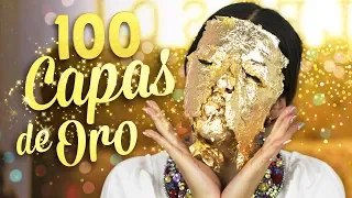 100 LAYERS OF GOLD IN MY FACE | MUSAS LESSLIE THE POLINESIOS