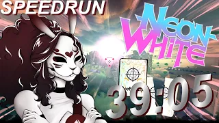 NEON WHITE IN UNDER 40 MINUTES (Neon White Full Game Speedrun White's Level Rush 39:05.829)