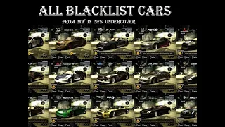 ALL BLACKLIST CARS WITH JUNKMAN PARTS NFSMW ( BMW M3 GTR, RAZORS FORD MUSTANG AND MORE) - SAVE FILE