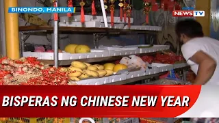 Ilang nagtitinda ng prutas, tikoy at pampaswerte, pinagbawalang magtinda ngayon at bukas | BT