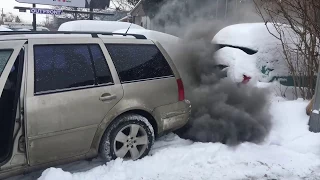 Tdi cold start -31°C straight pipe