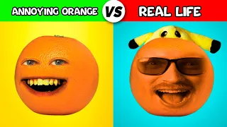 How does the voice of an Annoying Orange Sound in Real Life?