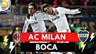 AC Milan vs Boca Juniors 4-2 All Goals & Highlights ( 2007 FIFA Club World Cup Final )