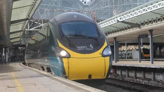 Trains at Manchester Piccadilly (21/10/23) (incl 45596 ‘Bahamas’)