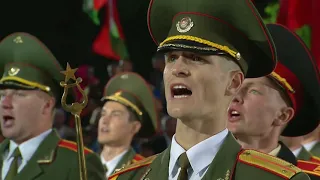 THE FIRST MILITARY SONG 👍 FLAG OF OUR COUNTRY -the combined orchestra of the Armed Forces of Belarus