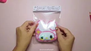 【❤️PAPERDIY❤️】My Melody Paper Squishy ▏ Easy handmade package ▏ ASMR ▏ Tutorial