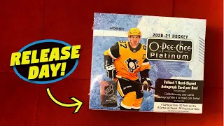 RELEASE DAY! 2020-21 Upper Deck O-Pee-Chee Platinum Hockey Box Break