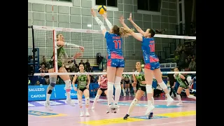 Lega Volley femminile Serie A1- Wash4Green Pinerolo vs MegaboxOnd .SavioVallefoglia