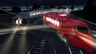 電車でＤ ShiningStage 東急田園都市線(ダウンヒル)1 東武50070系vs南海50000系ネオ・ジオン