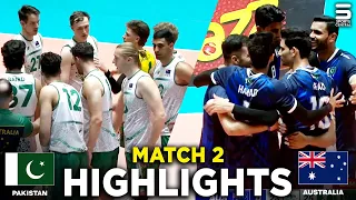 Full Highlights | Pakistan vs Australia | Match 2 | Sarsabz Volleyball Series 2024 | Sports Central