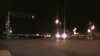 CRAZY DRIVER IS THREE SECONDS FROM DEATH BY TRAIN