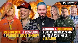 Residente le contesta a Faraon Love Shady/ Fans de J Balvin barren el piso con Molusco