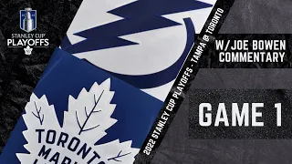 Lightning vs. Maple Leafs (G1R1) – May 2, 2022 (w/Joe Bowen Commentary)