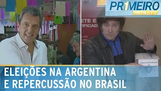 Argentinos irão escolher entre Milei e Massa no 2º turno das eleições | Primeiro Impacto (23/10/23)