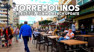 Torremolinos Spain Beautiful Weather Town & Beach Update December 2021 Costa del Sol | Málaga [4K]