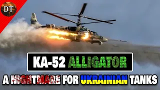 Ka-52 Alligator A Nightmare for Ukrainian Tanks | MilitaryTube