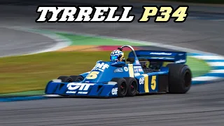 1976 TYRRELL P34 | F1 6-wheeler DFV V8 in action at Hockenheim 2023