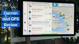 Garmin dēzl GPS Truck Navigation System Review
