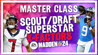 How to Scout & Draft Superstar X-Factors in Madden 24 Master Class