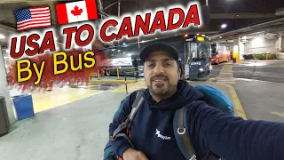 Crossing USA to CANADA Border by Bus on Pakistani Passport | EP-04 | North America Series