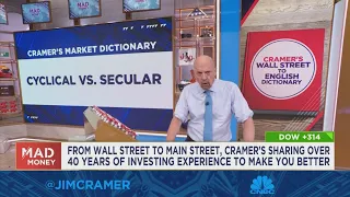 Jim Cramer helps investors crack the code to understanding Wall Street's lingo and jargon