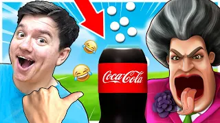 COLA + MENTOS Farsa la PROFA DE MATE 😂