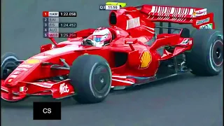 Fernando Alonso blocks Kimi Raikkonen & Lewis Hamilton - 2007 Hungarian GP Qualifying