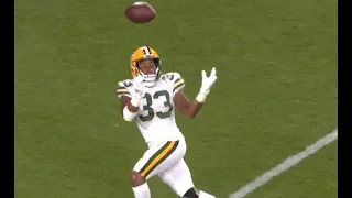 Aaron Jones Drops Easy Touchdown Catch | Lions vs. Packers | NFL