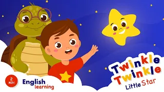 Twinkle Twinkle Little Star. Super Simple Songs Lullaby. Cute bedtime song for babies and kids